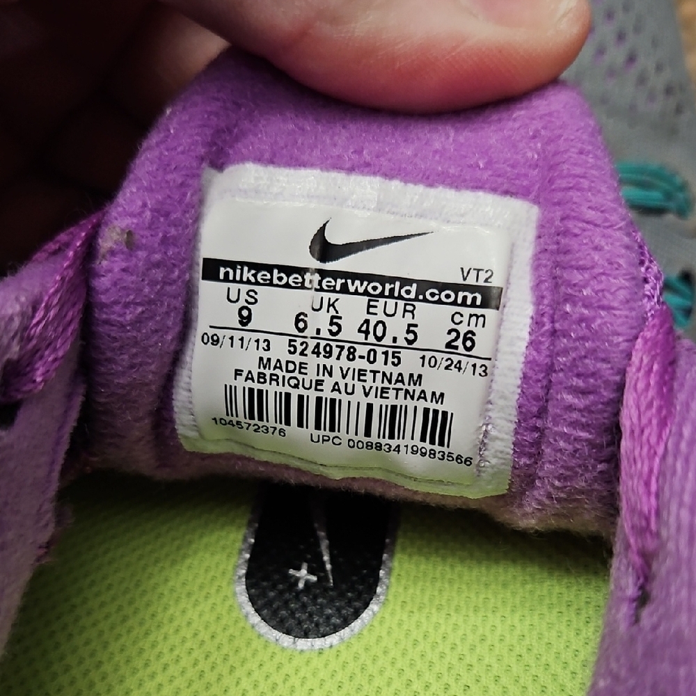 Nike Womens Sneaker 4 Pair Size 9 Nike Zoom Nike 5.0 Nike Lunarlon - Picture 13 of 14